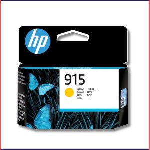 HP 915 Yellow Original Ink Cartridge, 3YM17AA