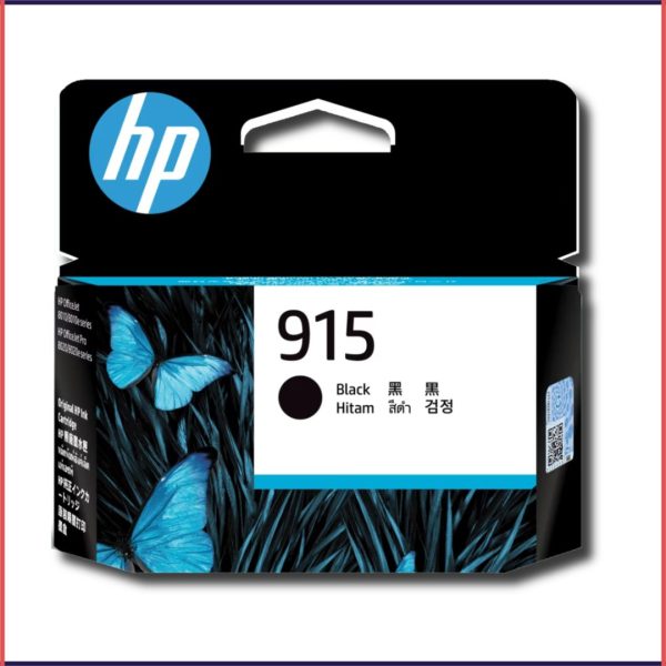 HP 915 Black Original Ink Cartridge, 3YM18AA