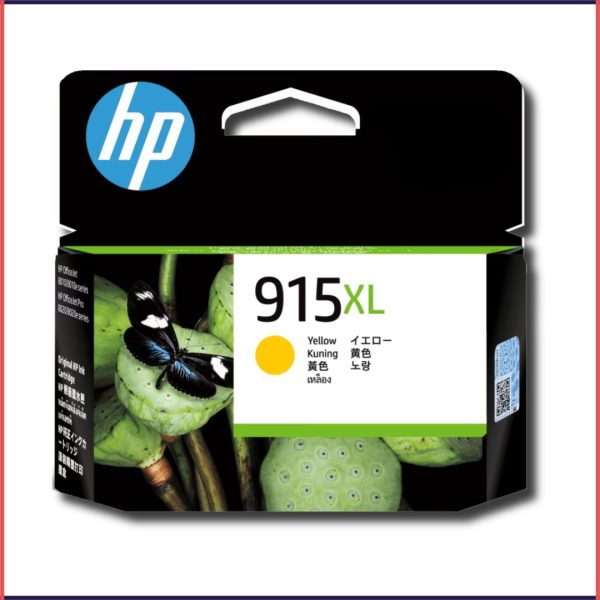 HP 915XL Yellow Original Ink Cartridge, 3YM21AA