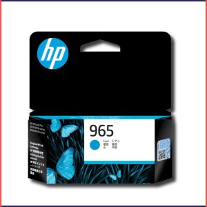 HP 965 Cyan Original Ink Cartridge, 3JA77AA
