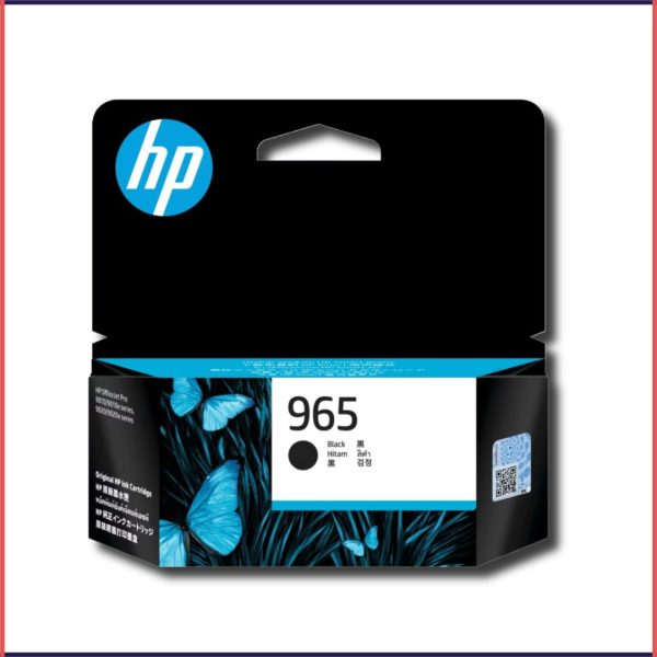 HP 965 Black Original Ink Cartridge, 3JA80AA