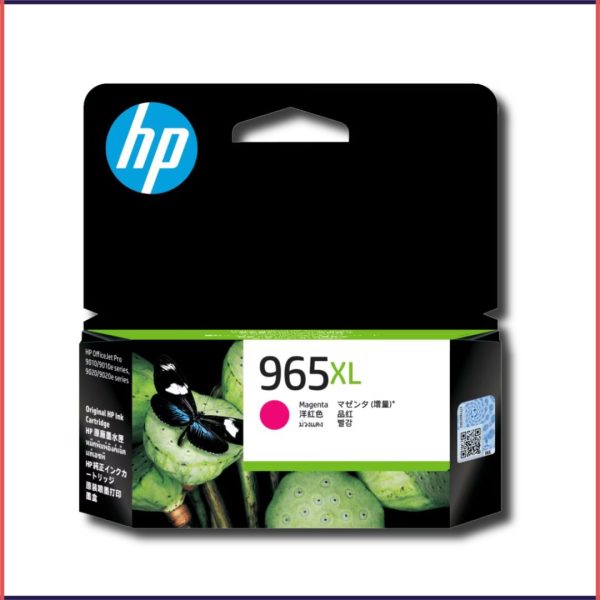 HP 965XL Magenta Original Ink Cartridge, 3JA82AA