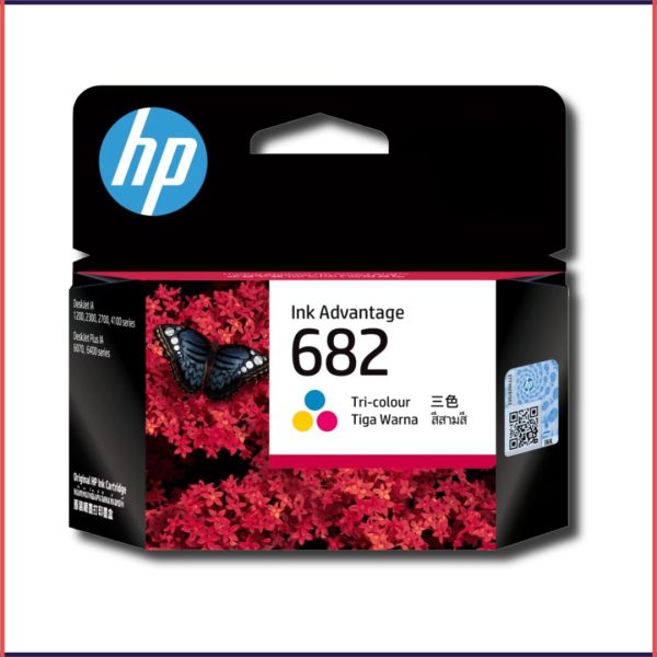 HP 682 Tri-color Original Ink Cartridge, 3YM76AA