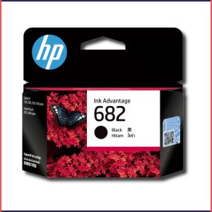 HP 682 Black Original Ink Advantage Cartridges, 3YM77AA