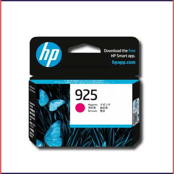 HP 925 Magenta Original Ink Cartridge, 4K0V7PA