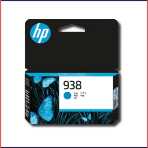 HP 938 Cyan Original Ink Cartridge, 4S6X5PA