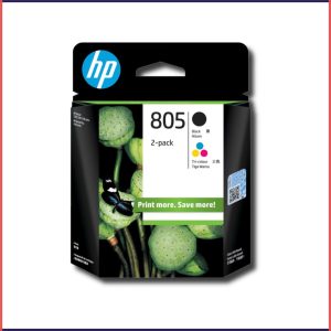 HP 805 Color/Black Original Ink Cartridge Combo 2-Pack, 6ZD32AA