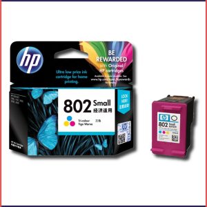 HP 802 Small Tri-color Ink Cartridges, CH562ZZ