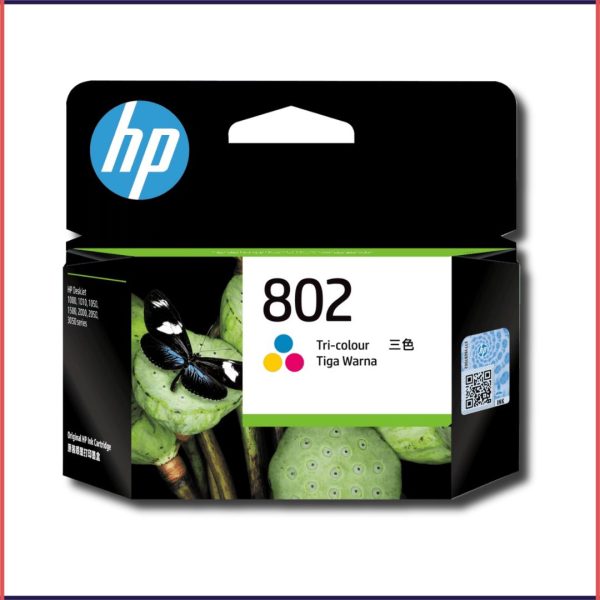 HP 802 Tri-color Ink Cartridges, CH564ZZ