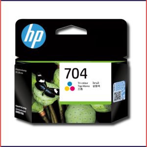 HP 704 Tri-color Ink Cartridges, CN693AA