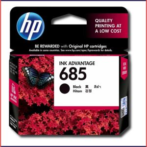 HP 685 Black Original Ink Advantage Cartridges, CZ121AA