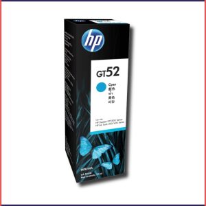 HP GT52 Cyan Original Ink Bottle, M0H54AA