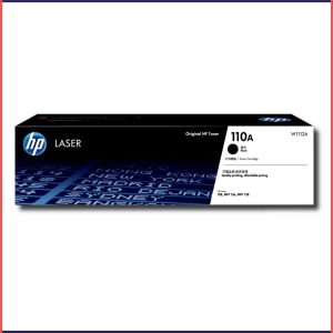 HP 110A Black Original Laser Toner Cartridge, W1112A