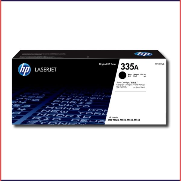 HP 335A Black Original LaserJet Toner Cartridge, W1335A