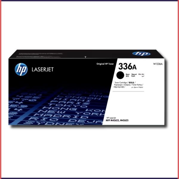 HP 336A Black Original LaserJet Toner Cartridge, W1336A
