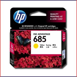 HP 685 Yellow Original Ink Advantage Cartridges, CZ124AA
