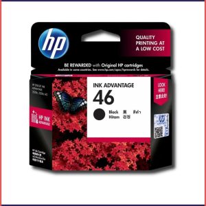 HP 46 Black Original Ink Advantage Cartridges, CZ637AA
