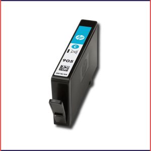 HP 905 Cyan Original Ink Advantage Cartridges, T6L89AA