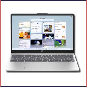 Product Images Nimbus Website (1) HP Laptop 39.6 cm (15.6) 15-fc0155AU, Silver, 9D3M9PA