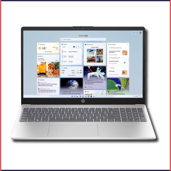 HP Laptop 39.6 cm (15.6) 15-fc0155AU, Silver, 9D3M9PA