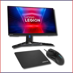 Lenovo Legion R25f-30 62.23cms (24.5) Monitor + Legion M300s RGB Gaming Mouse + Legion Gaming Speed Mouse Pad