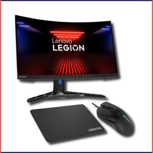 Lenovo Legion R27fc-30 68.58cms (27) Monitor + Legion M300s RGB Gaming Mouse + Legion Gaming Speed Mouse Pad