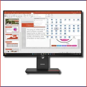 Product Images Nimbus Website (74) Lenovo ThinkVision T27-40 68.58 cms (27) Monitor