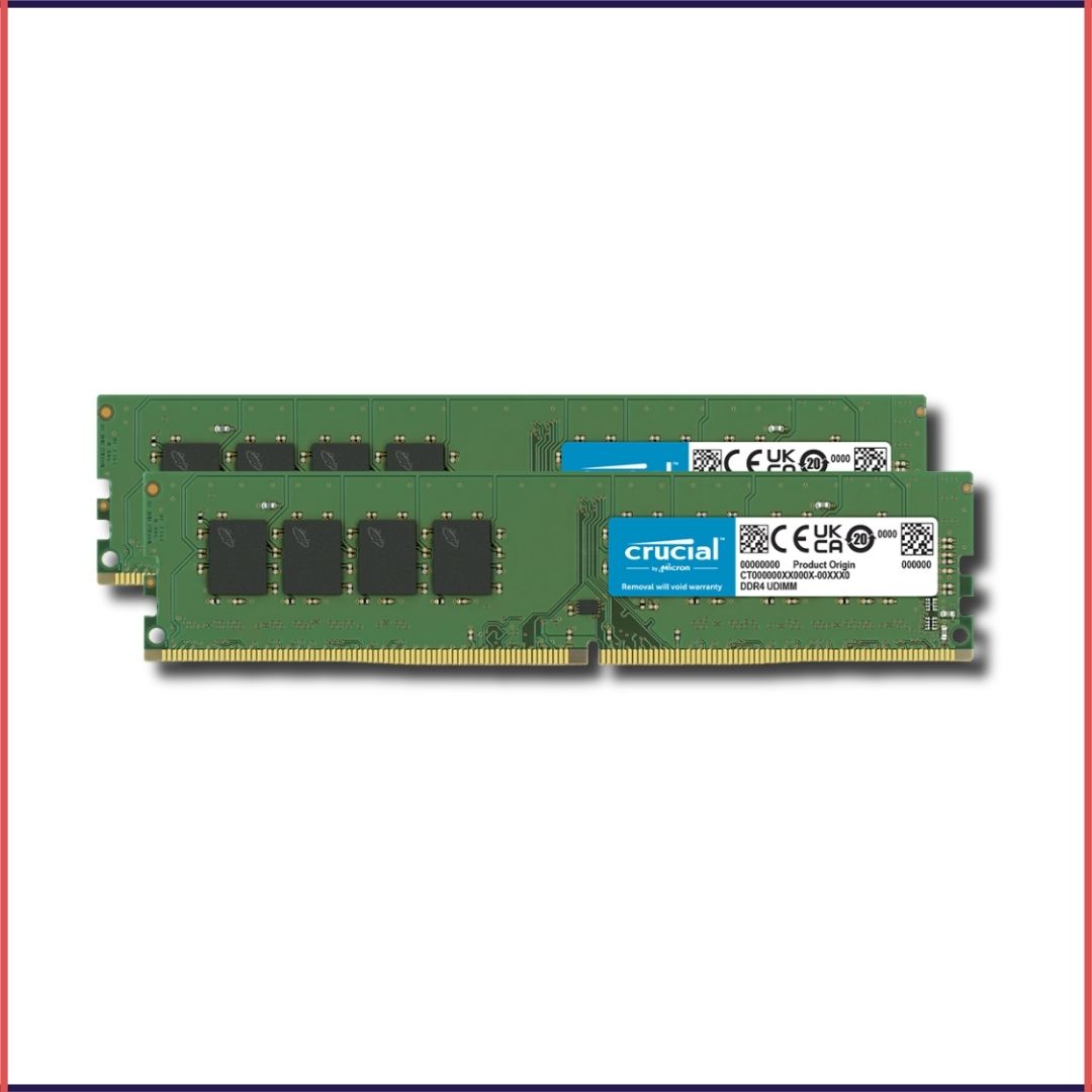 Crucial 32GB Kit (16GBx2) DDR4-2400 UDIMM