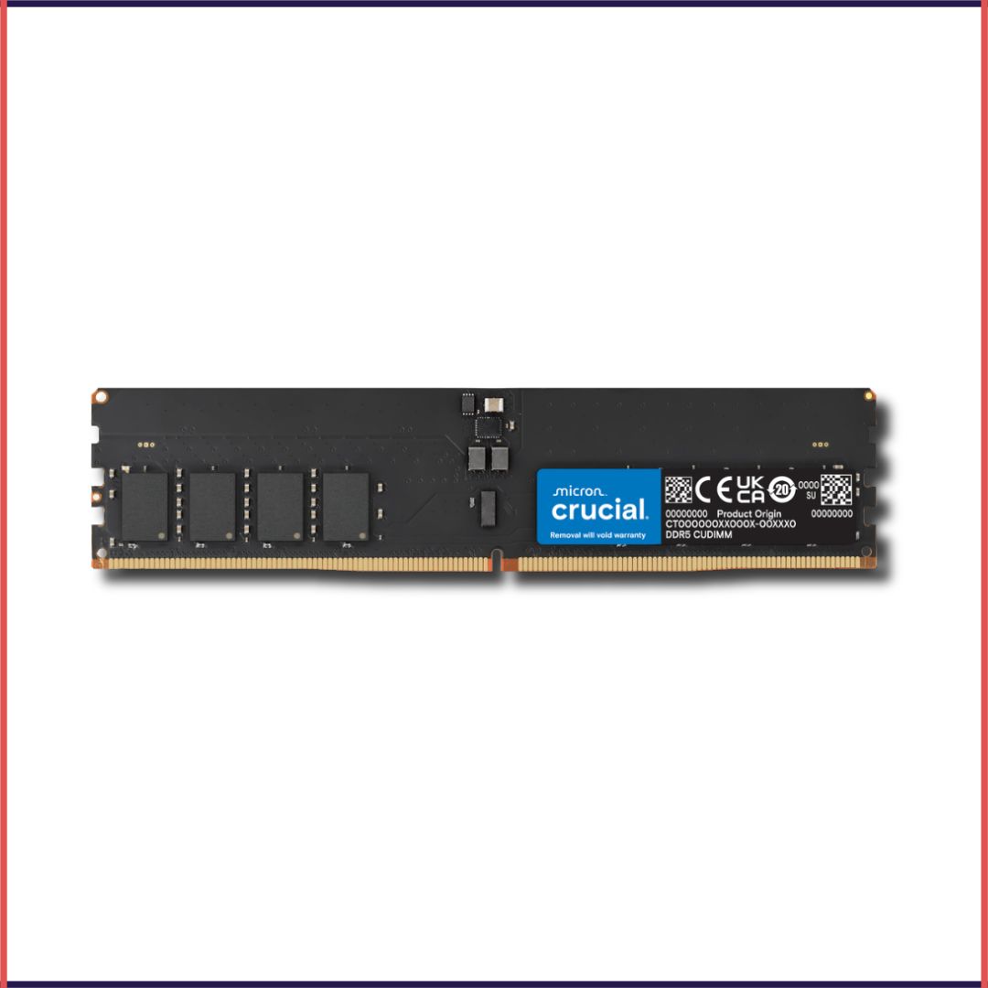 Crucial 128GB Kit (64GBx2) DDR5-6400 CUDIMM