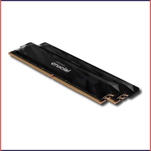 Product Images Nimbus Website 2 Crucial Pro DDR5-6400 CL38 32GB Kit (16GBx2) UDIMM: OC Gaming Memory Black