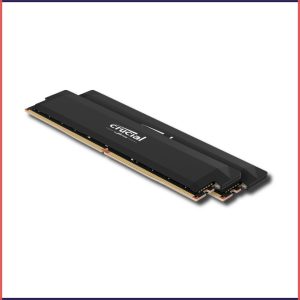 Crucial Pro DDR5-6000 32GB Kit (16GBx2) UDIMM: OC Gaming Memory Black