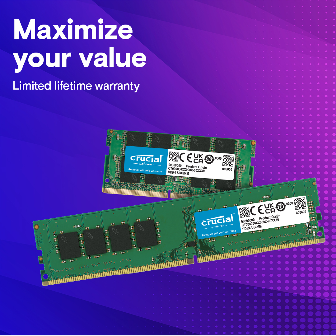 Micron 32GB DDR5-4800 RDIMM 2Rx8 CL40 - Image 2