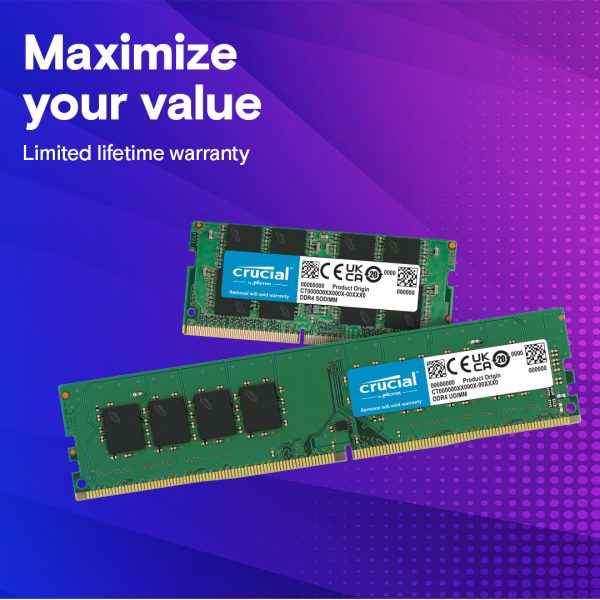 Crucial 8GB Kit (4GBx2) DDR4-2400 SODIMM