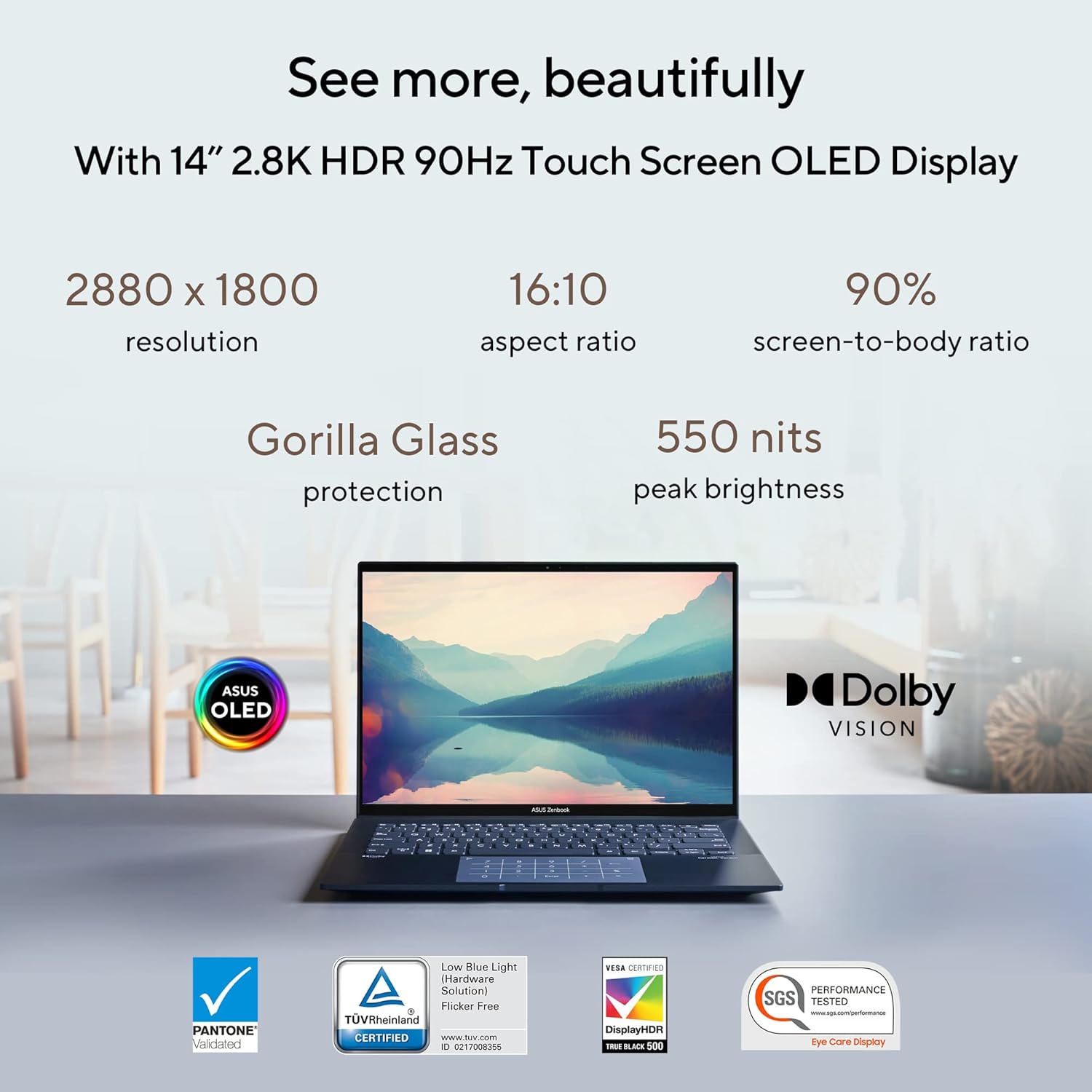 ASUS Zenbook 14 OLED, UM5401QA-KM751WS ASUS Zenbook 14 OLED, UM5401QA-KM751WS - Image 12