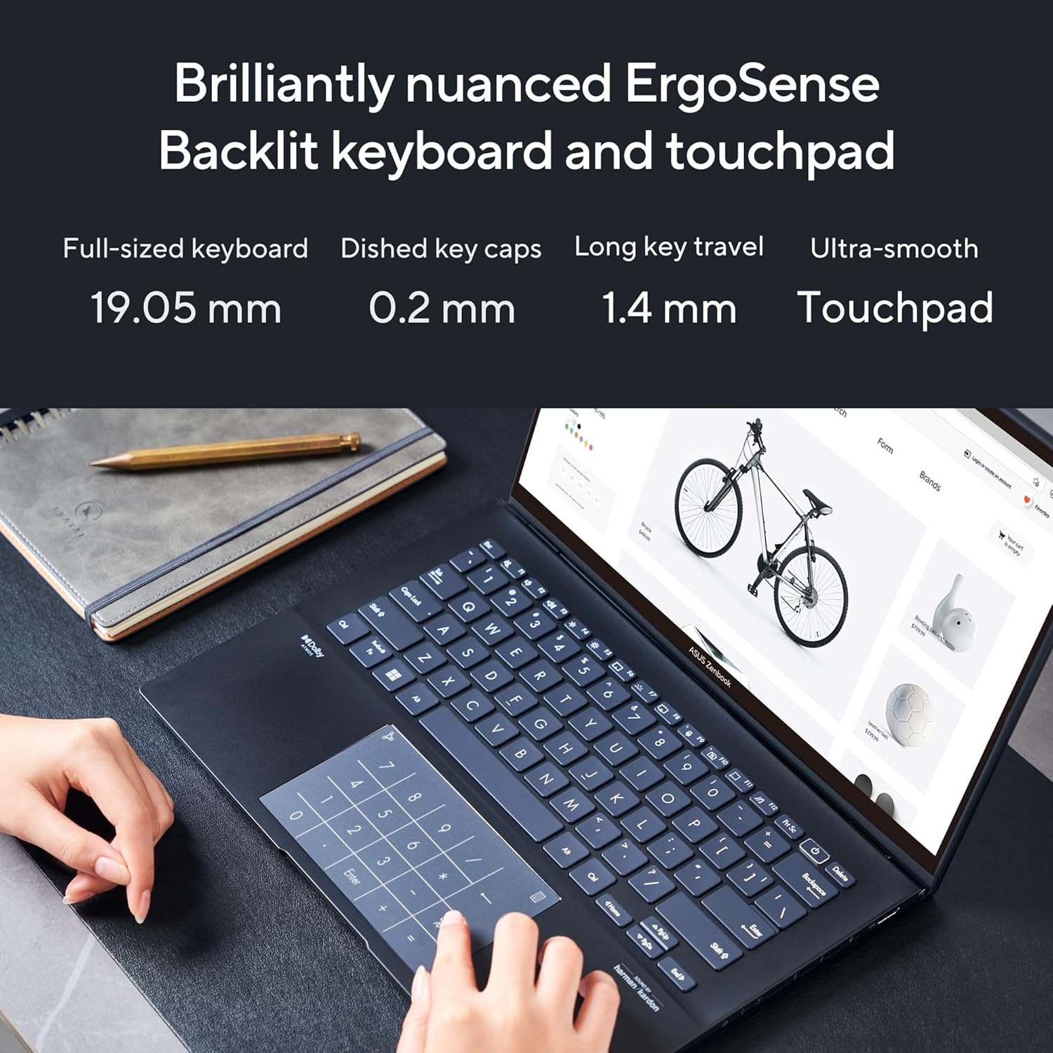 ASUS Zenbook 14 OLED, UM5401QA-KM751WS ASUS Zenbook 14 OLED, UM5401QA-KM751WS - Image 8