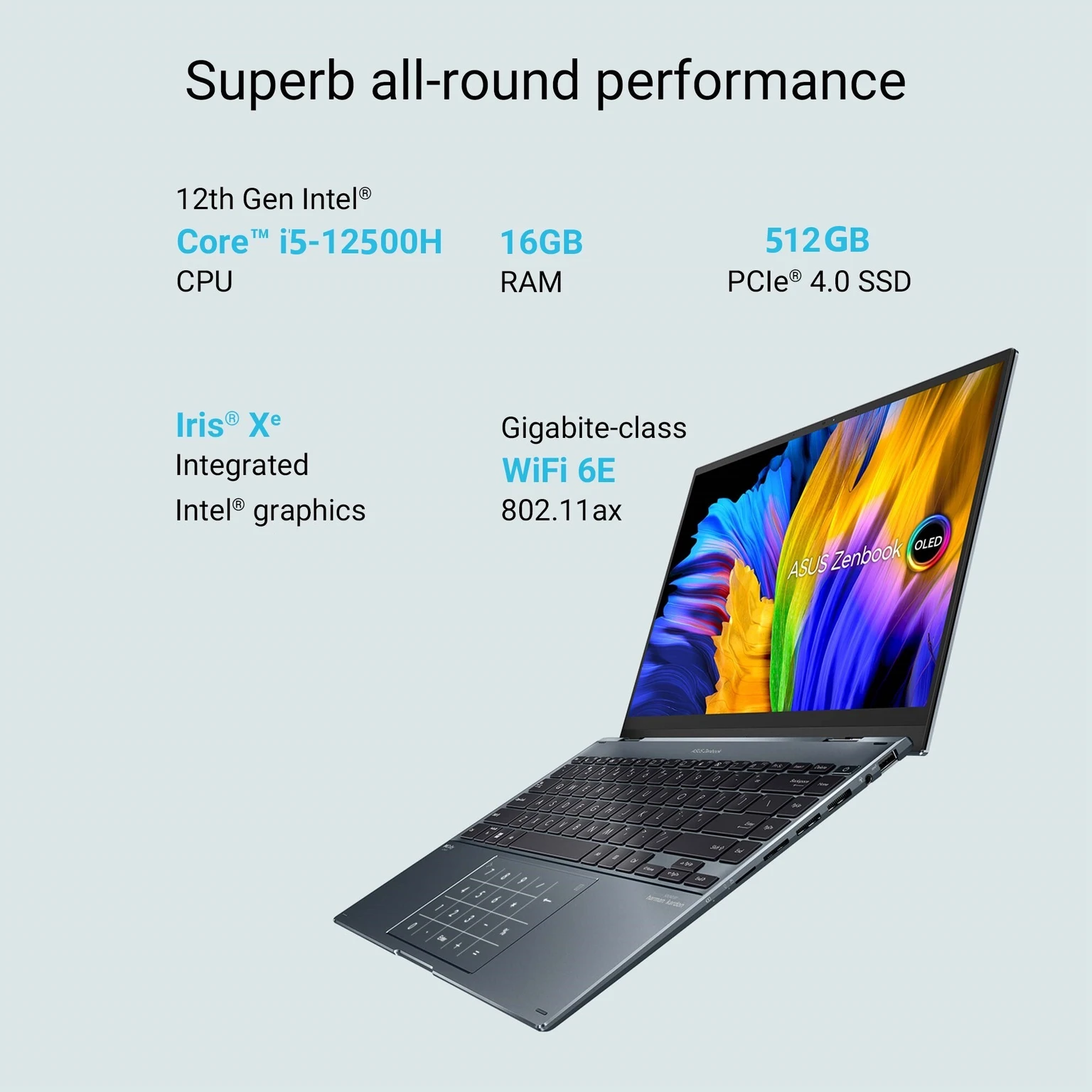 ASUS Zenbook Flip14 OLED, UP5401ZA-KU541WS ASUS Zenbook Flip14 OLED, UP5401ZA-KU541WS - Image 11