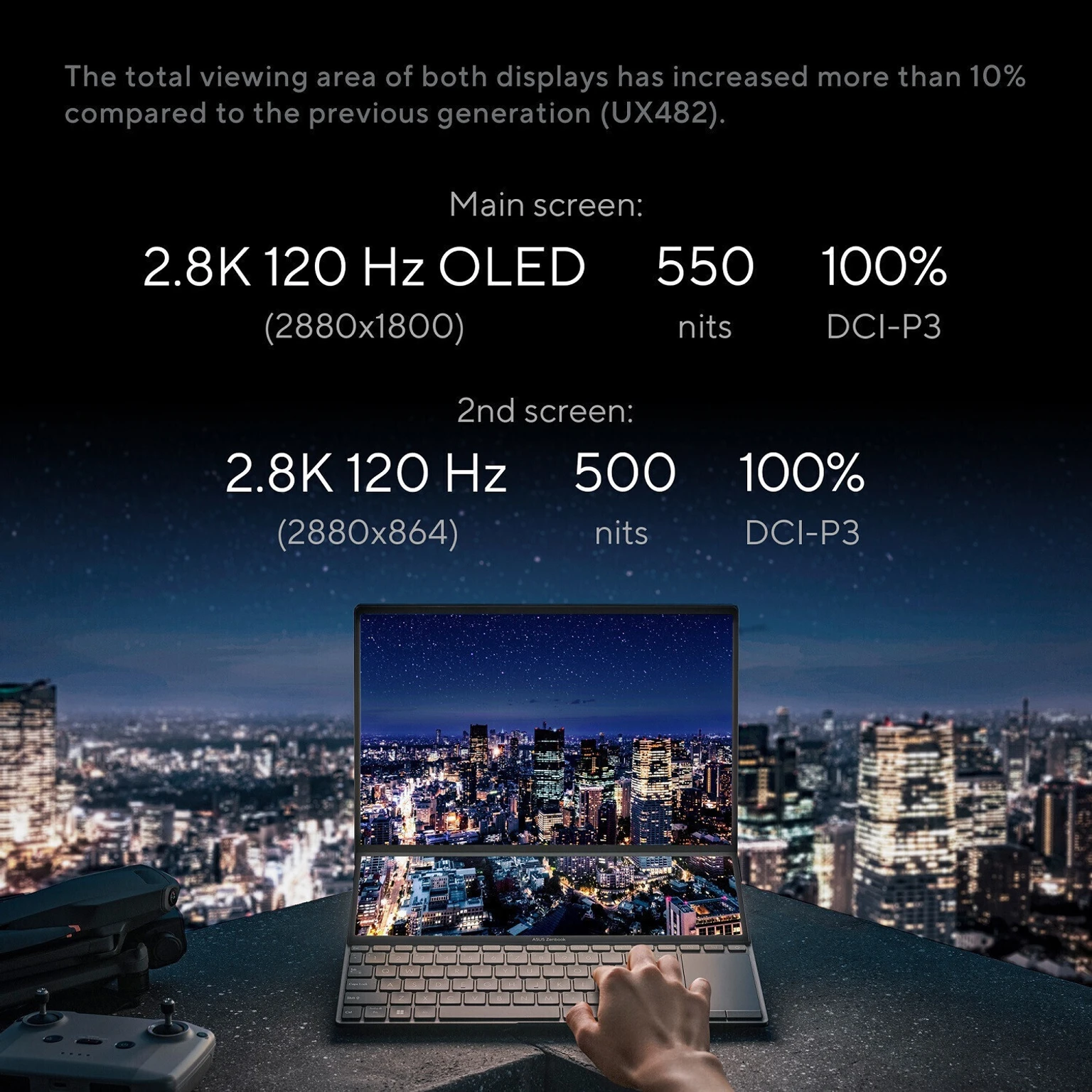 ASUS Zenbook Pro 14 Duo OLED, UX8402VU-MZ961WS ASUS Zenbook Pro 14 Duo OLED, UX8402VU-MZ961WS - Image 18