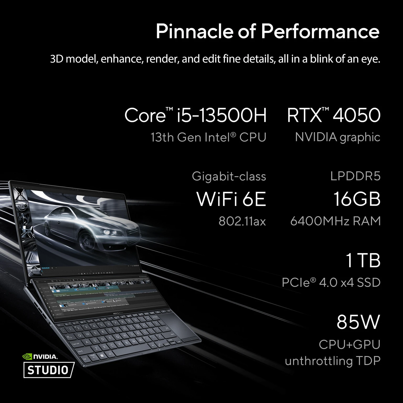 ASUS Zenbook Pro 14 Duo OLED, UX8402VU-MZ961WS ASUS Zenbook Pro 14 Duo OLED, UX8402VU-MZ961WS - Image 11