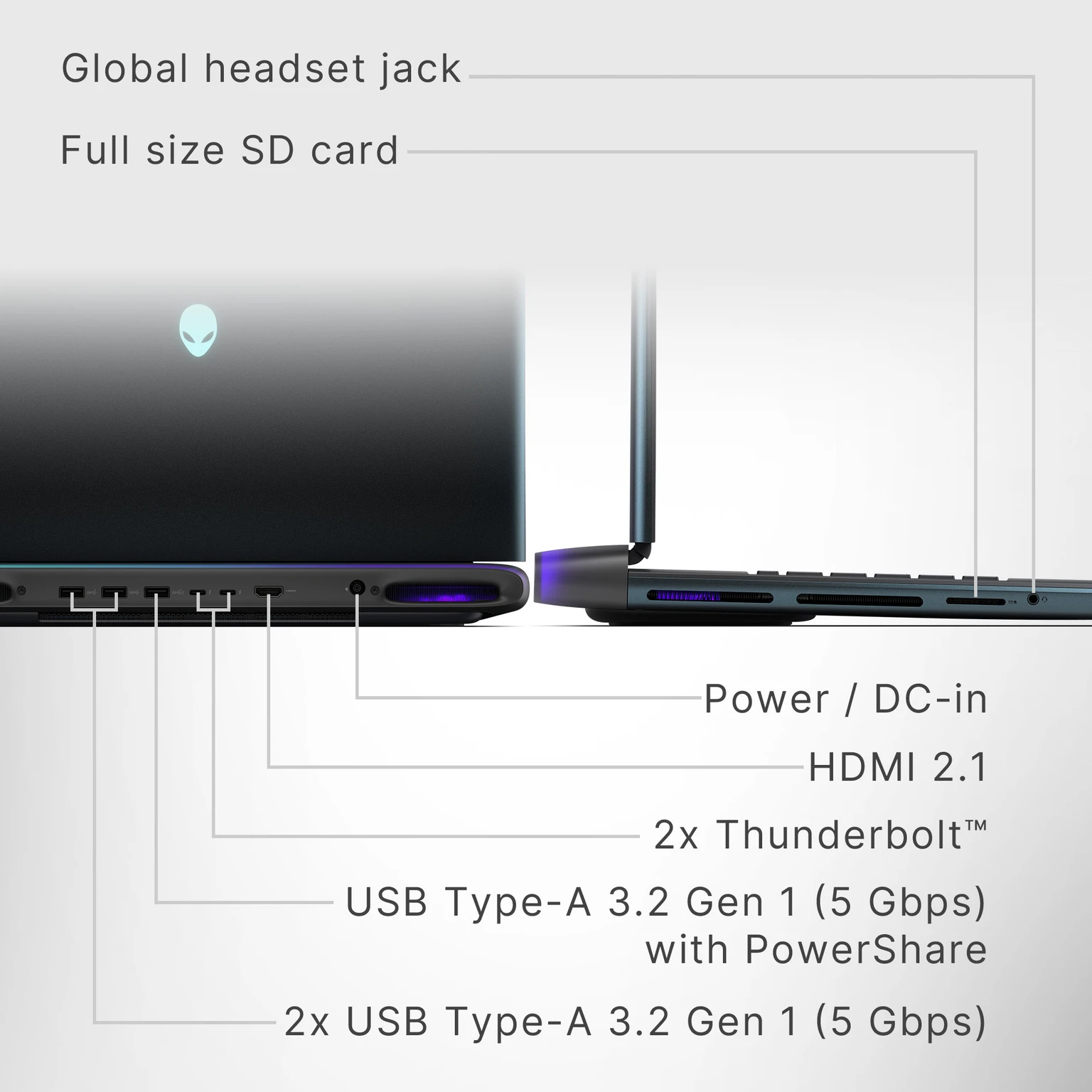 Dell Alienware 16 AREA-51 AA16250 Laptop, CAN16250CTO02MINO Dell Alienware 16 AREA-51 AA16250 Laptop, CAN16250CTO02MINO - Image 2