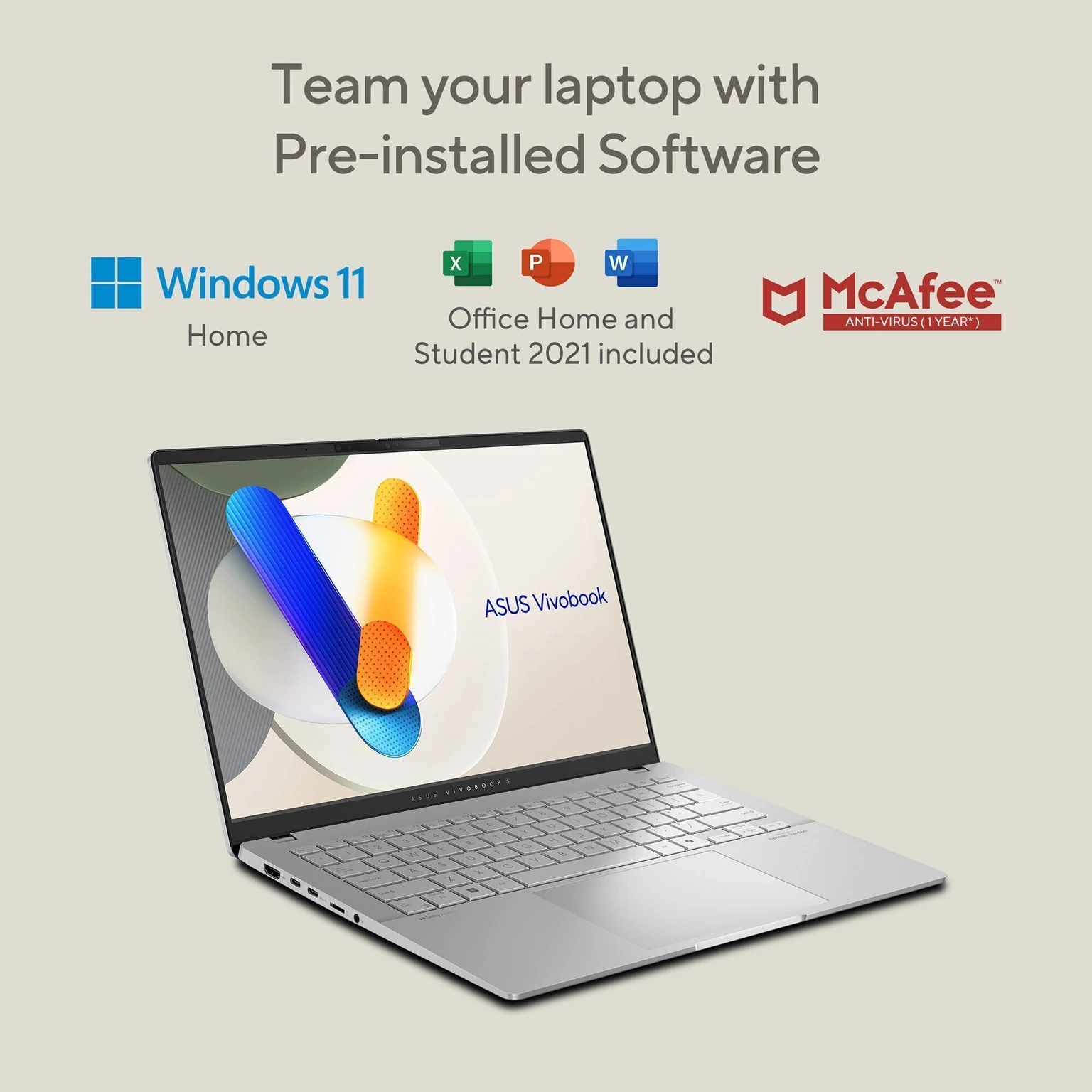 ASUS Vivobook S14 OLED, M5406WA-PP961WS ASUS Vivobook S14 OLED, M5406WA-PP961WS - Image 6